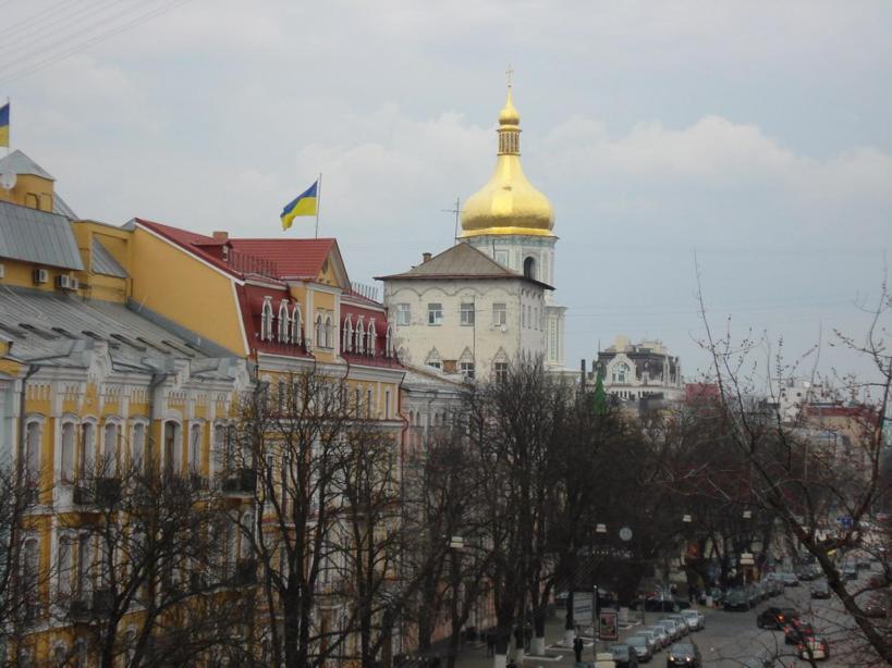 Отличная Квартира Рядом Золотыми Воротами Kiev Exterior foto